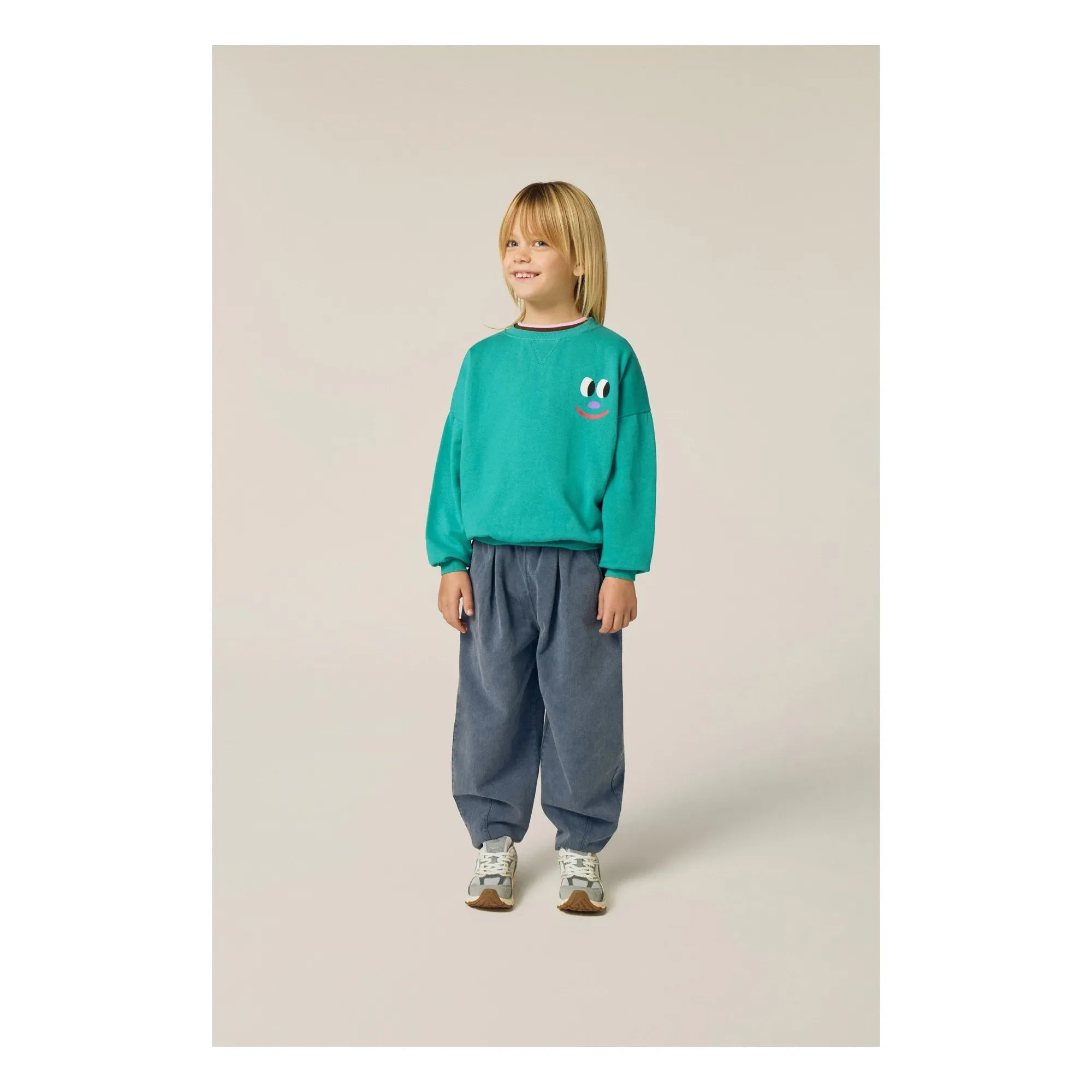 The Campamento - Smiley sweatshirt | Yeşil