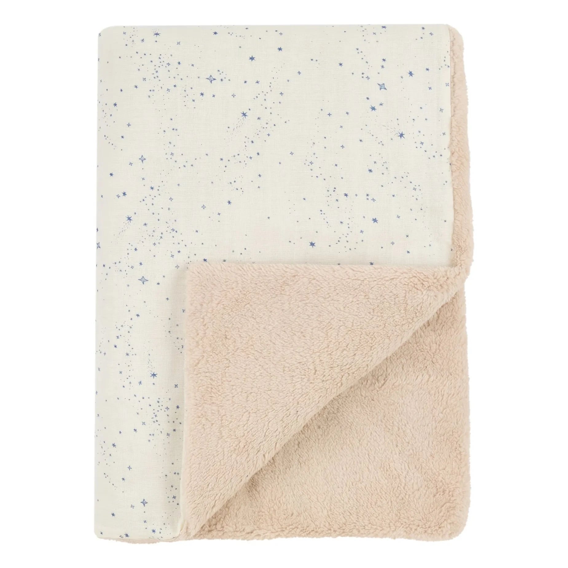 Nobodinoz - Wabi Sabi Milk Galaxy Winter Blanket | Blue