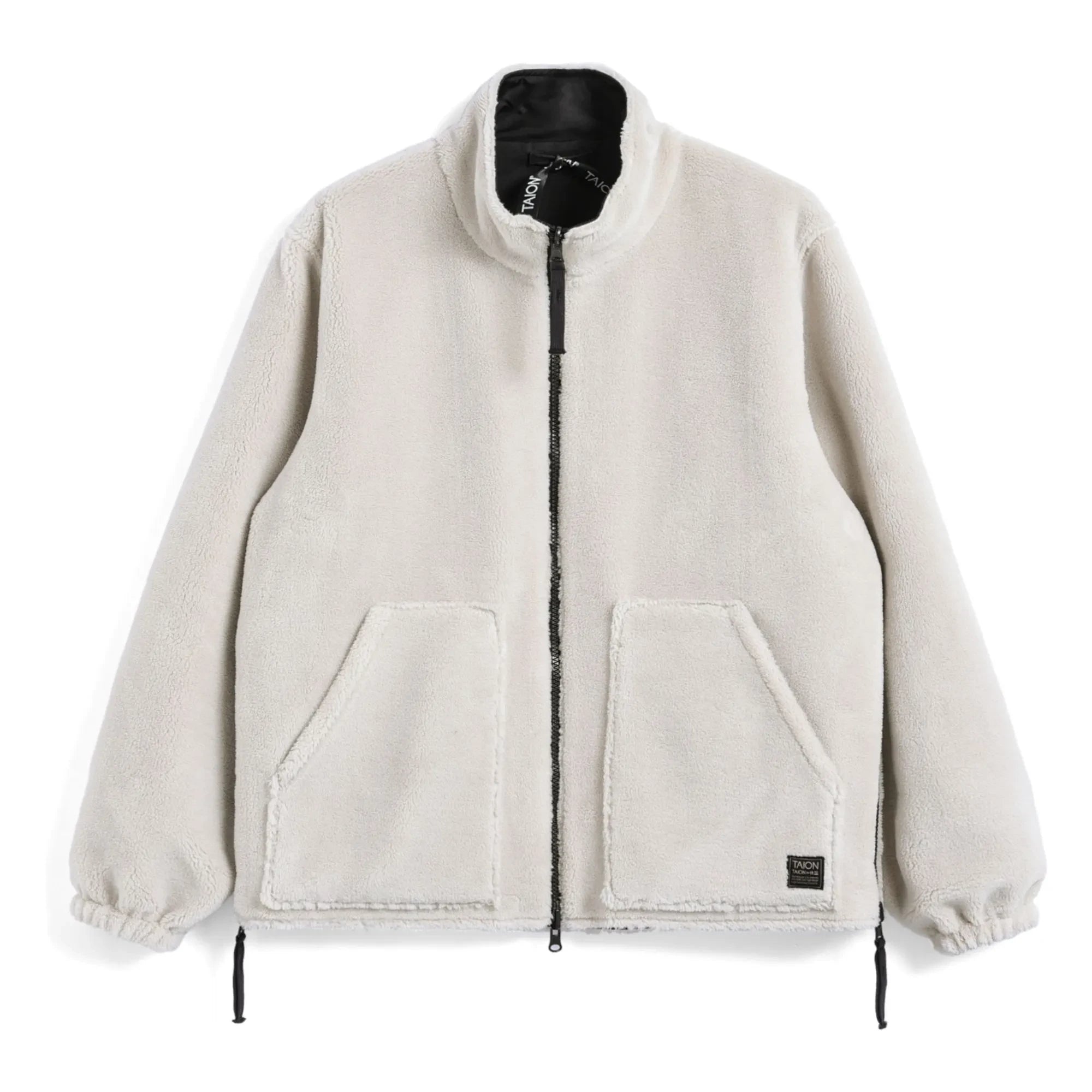 Taion - Reversible Military Boa Jacket | Black
