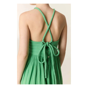 Leon & Harper - Romee organic cotton dress | Aqua green