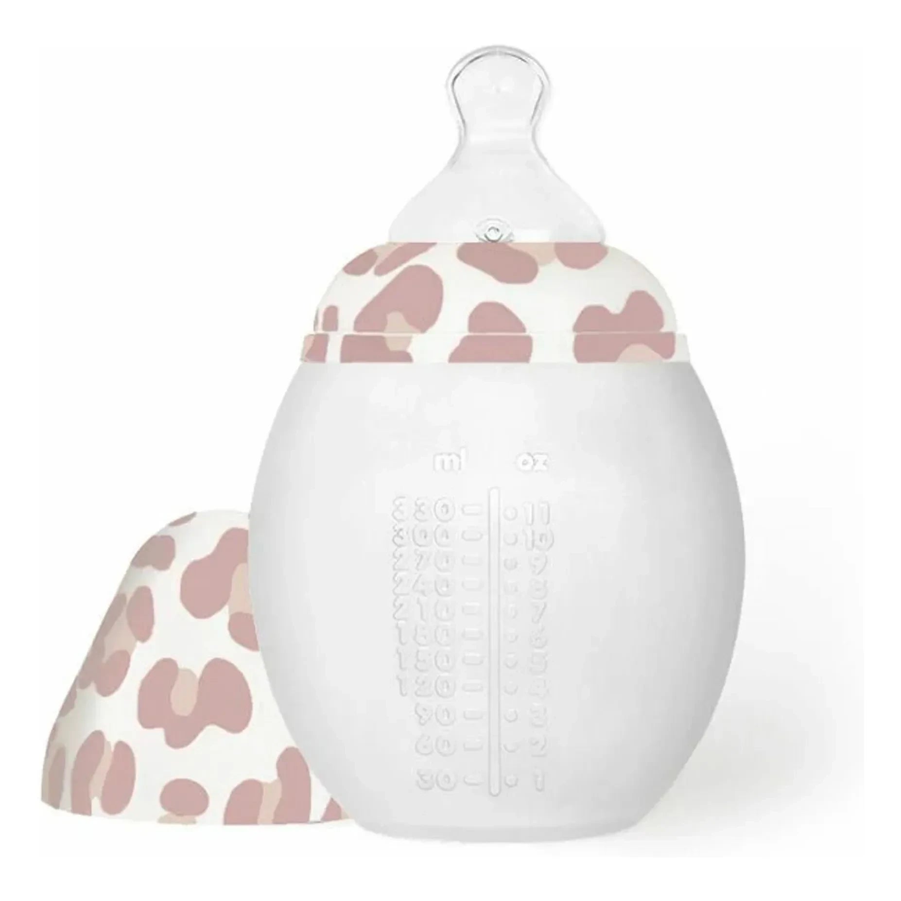 Elhée - Graouu Medical Silicone Baby Bottle and Physiological Pacifier | Light Pink