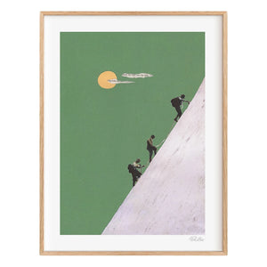 Ciel Glue - Mountain No. 2 String Poster - Limited Edition | Green