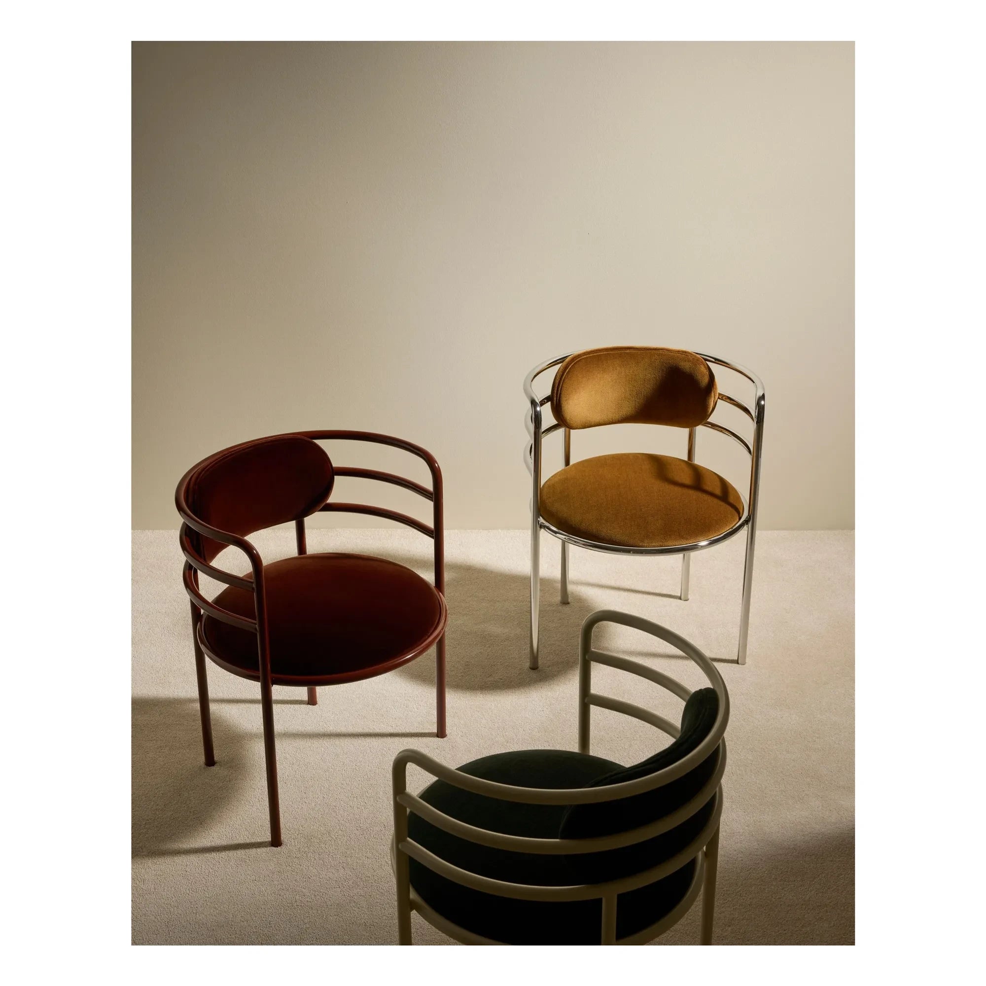 Maison Sarah Lavoine - Moon velvet chair | Chocolate