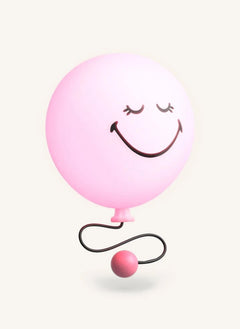 MOB - Bubbly Wall Sconce - MOB x Smiley World | Pink