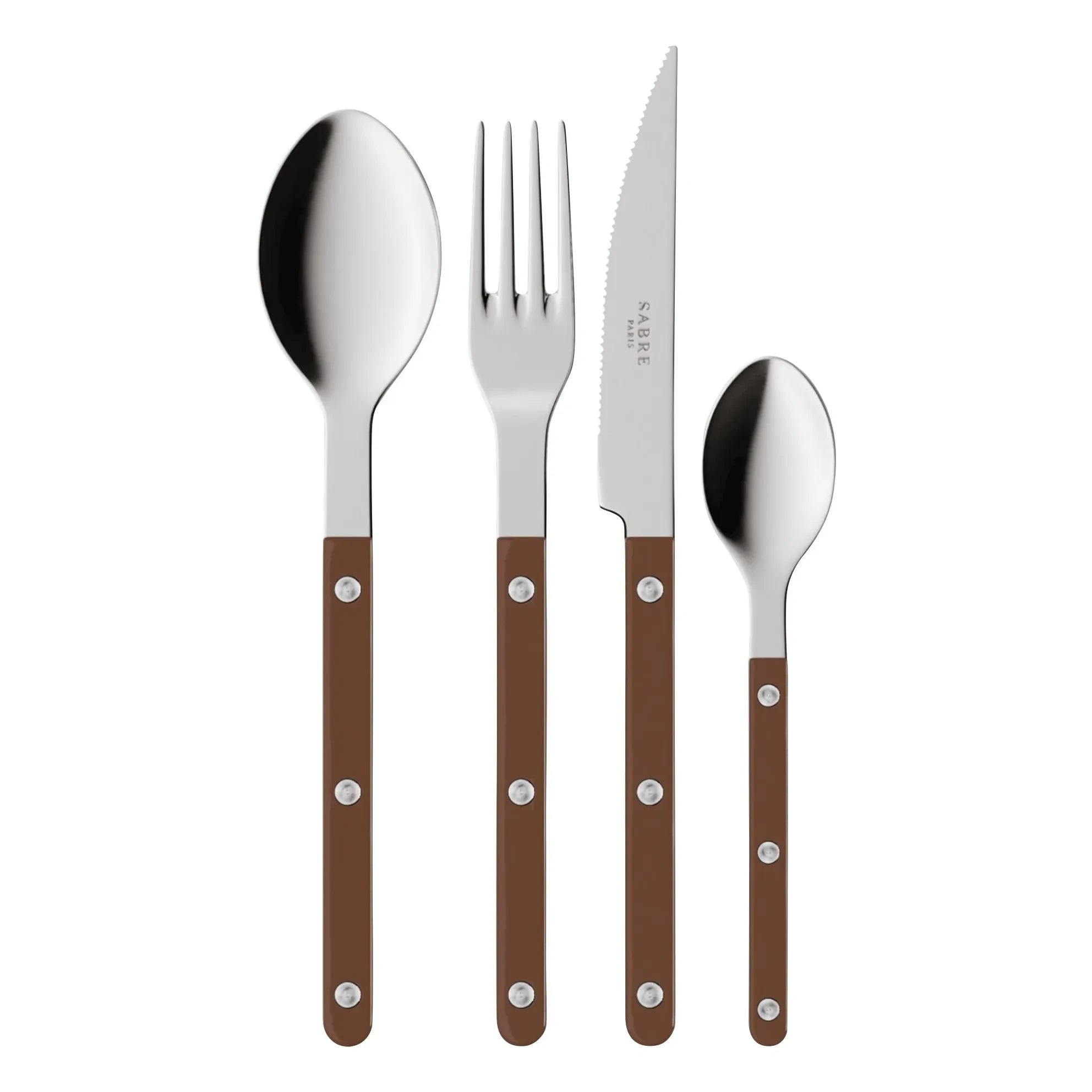 Sabre - Cutlery Set - 4 Piece | Chocolate