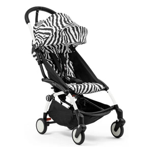 Stokke® - YOYO³ 6+ Baby Stroller White Frame | Zebra