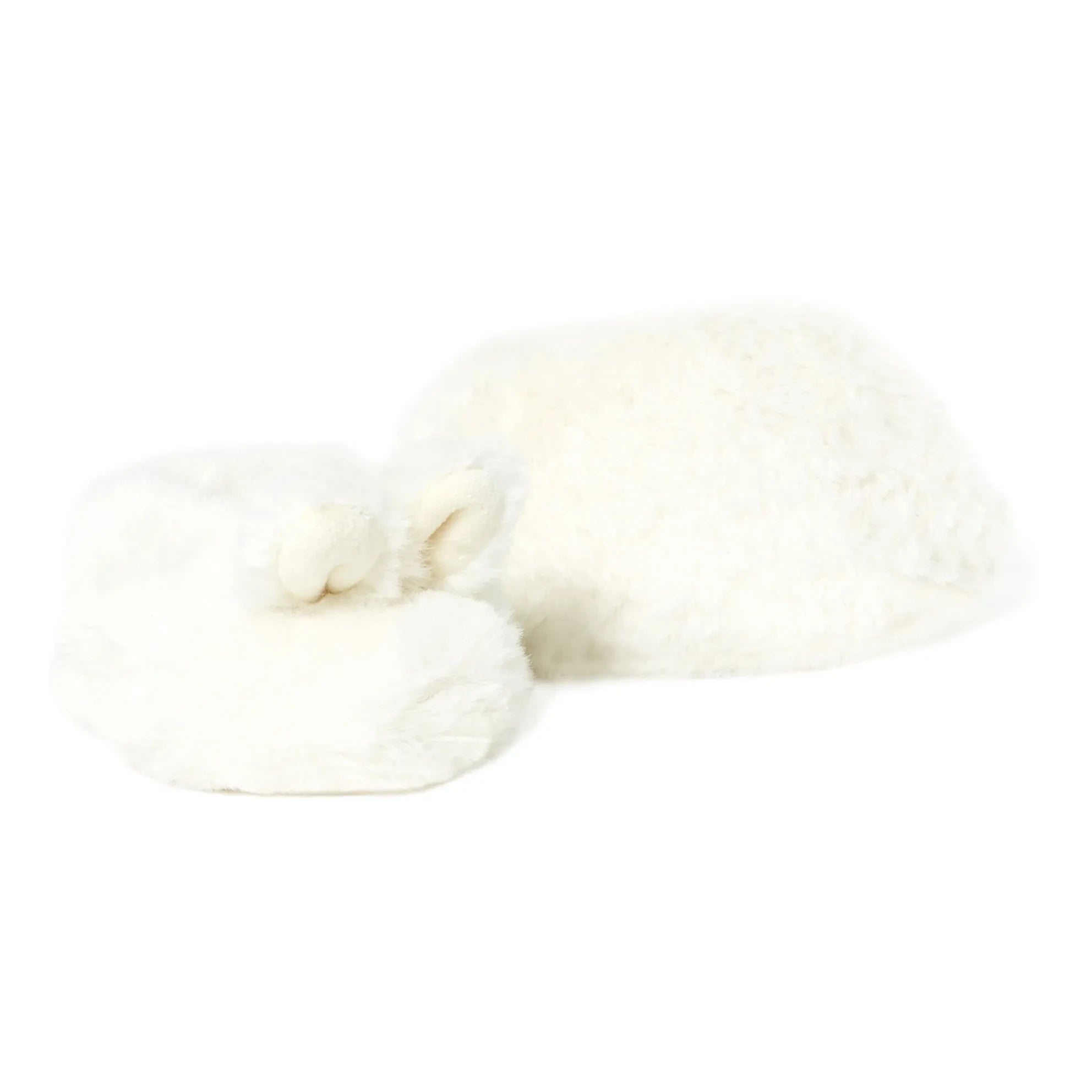 Bonpoint - Faux Fur Slippers | Ecru