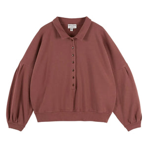 Emile et Ida - Sweat Polo Ennie | Plum