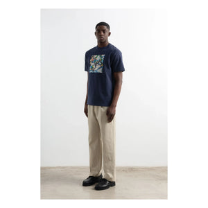 Edmmond Studios - Duck Lake pamuklu T-shirt | Koyu Mavi