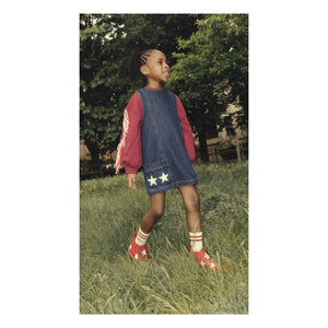 Stella McCartney Kids - Denim Star Elbise | Koyu Mavi