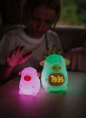 Mary's - Sheep Night Light Alarm Clock | White