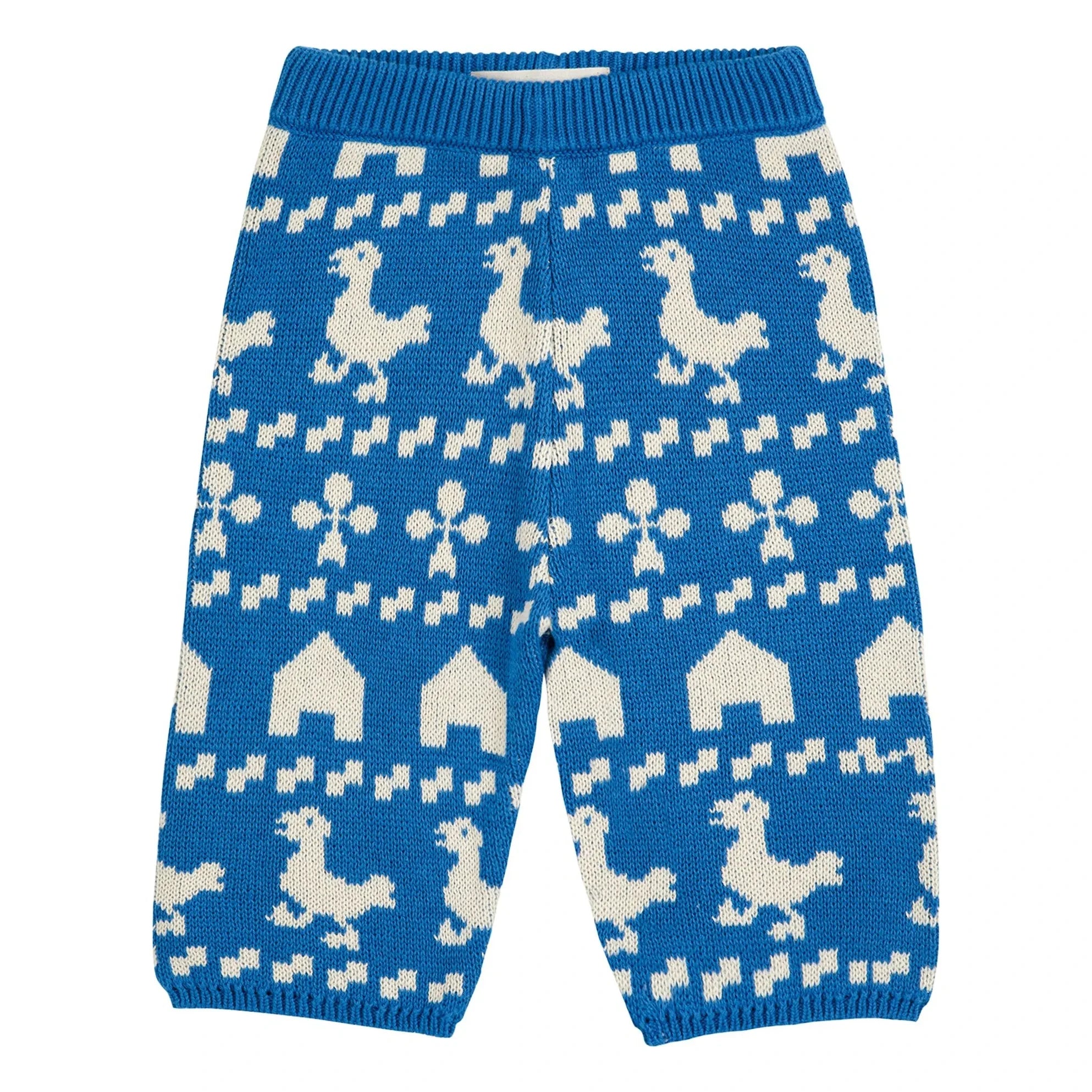 Bobo Choses - Organic Cotton Mesh Farm Pants | Blue