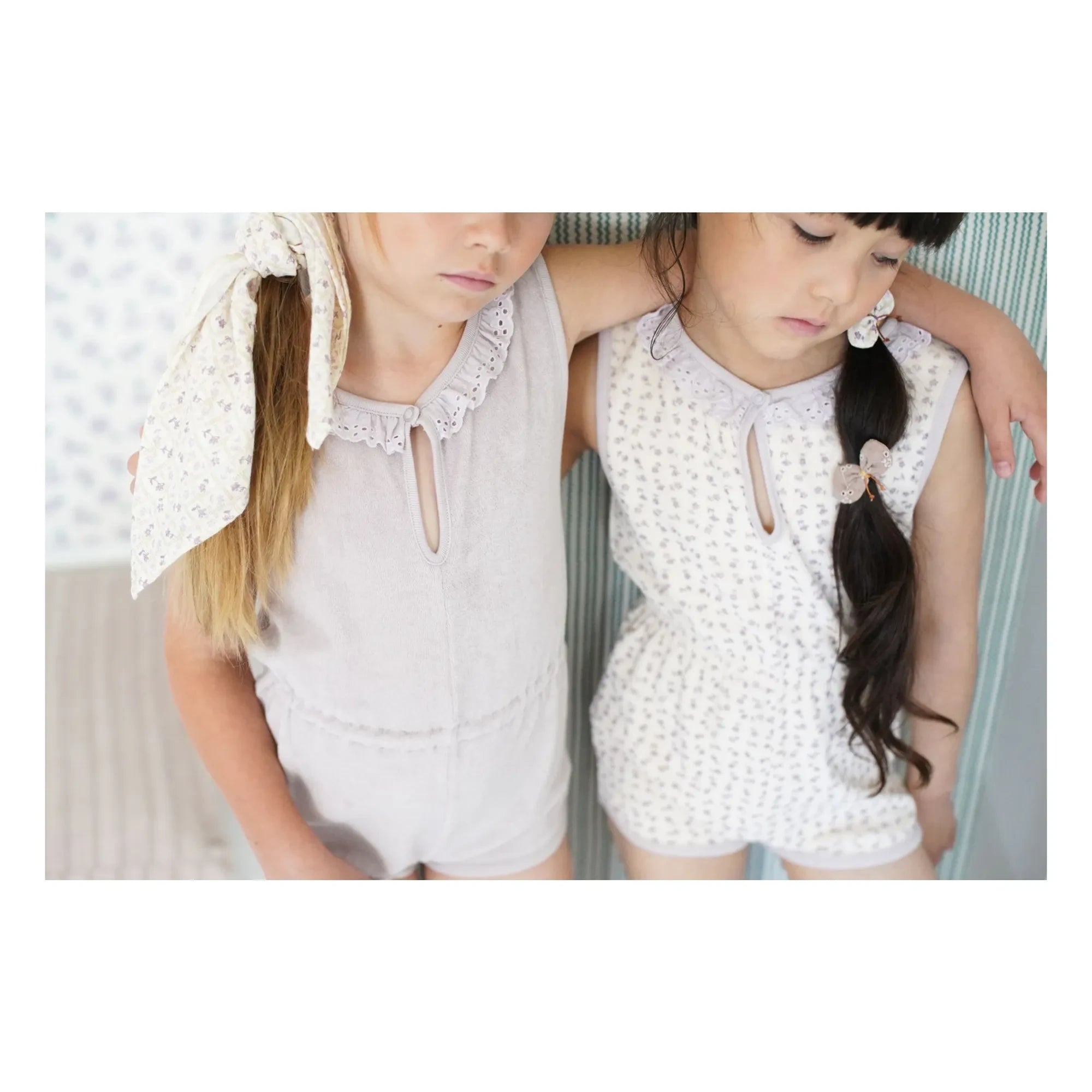 Soor Ploom - Organic Cotton Eponge Club Romper | Beige Pink
