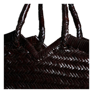 Vipera - Crudelia Leather Tote | Chocolate