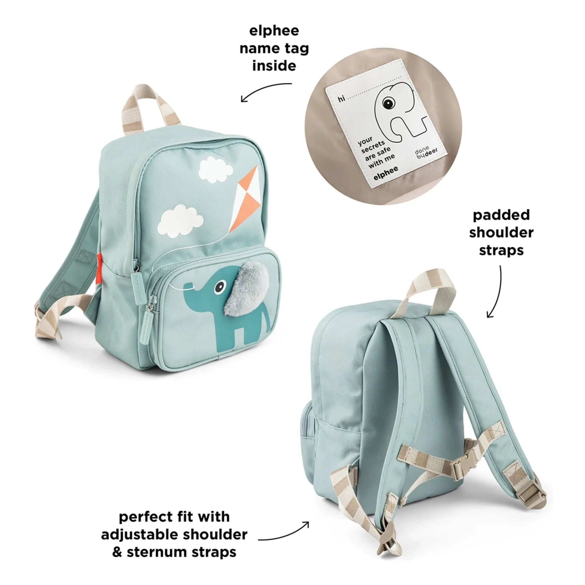 Done by Deer - Elphee Backpack | Light Blue