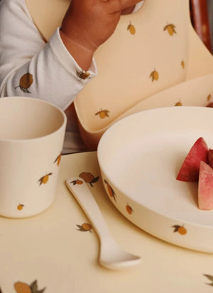 Konges Sløjd - Lemon Silicone Bibs - Set of 2