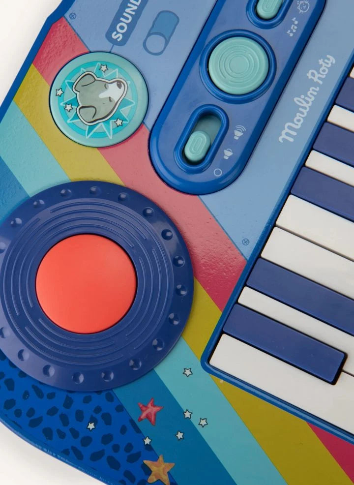 Moulin Roty - Synthesizer Piano - Puce &amp; Pilou | Blue