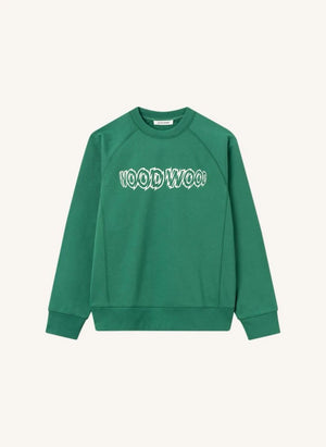 Wood Wood - Hester Organic Cotton Sweatshirt | Dark Green