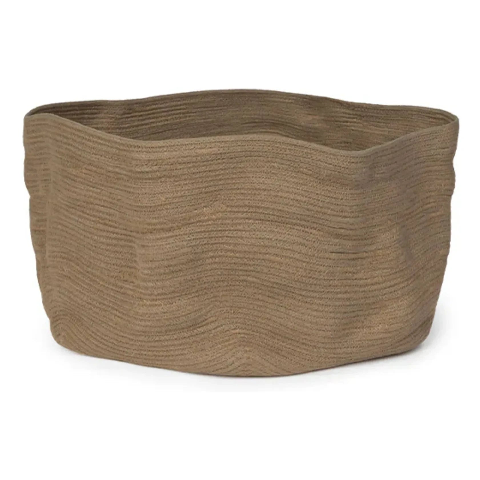 Lorena Canals - Stone-Washed Storage Basket | Brown