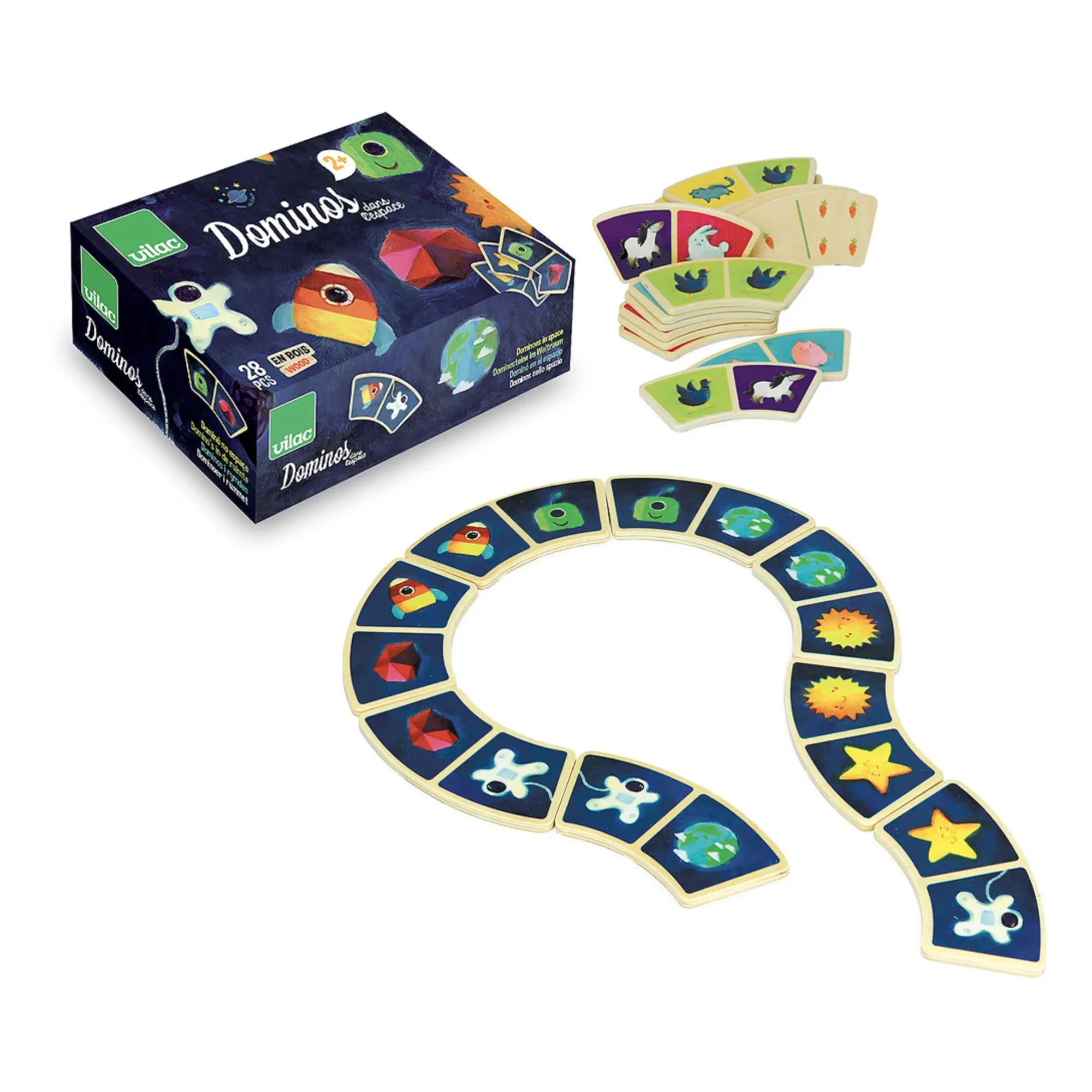 Vilac - Outer Space Dominoes