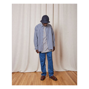Homecore - Shadow Delos Cotton Shirt | Navy Blue
