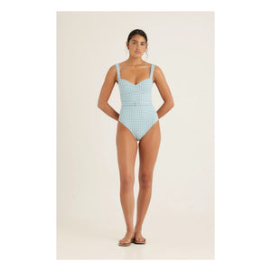 Peony - Vichy Forever One Piece Swimsuit | Blue