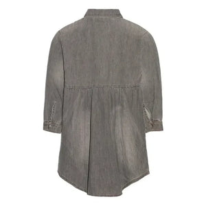 Finger in the Nose - Darlin Denim Dress | Gray Denim