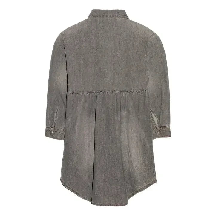 Finger in the Nose - Darlin Denim Dress | Gray Denim