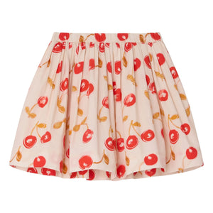 Bonpoint - Suzon Kirazlar skirt Organic cotton | White