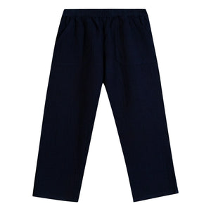 Bonton - Batcha Cotton Gingham Pants | Night Blue