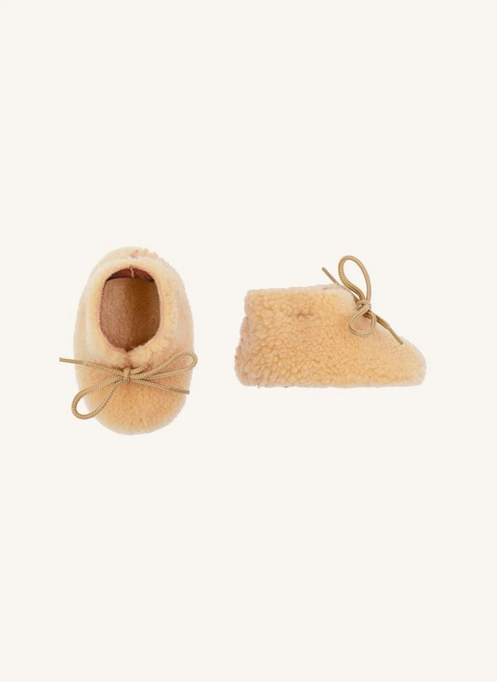ILDA'S sheep - Merino Wool Sheepskin Slippers - Baby Collection | Beige