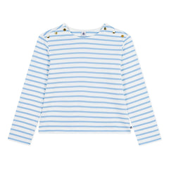 Petit Bateau - Blue Marinière Button Bell