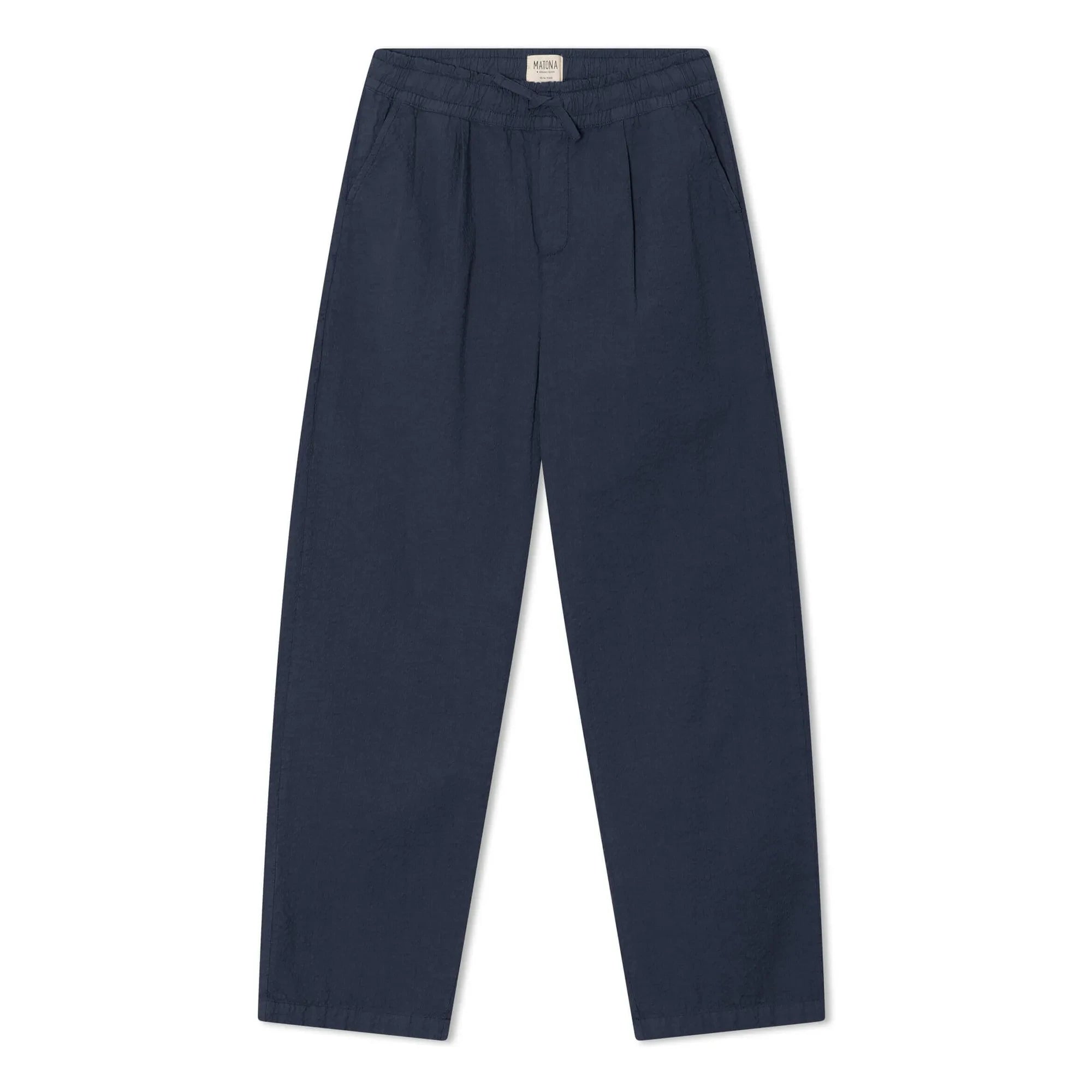 Matona - Organic Cotton Pants | Navy Blue