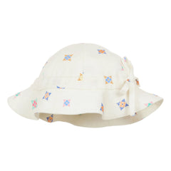 Arsène et Les Pipelettes - Linen Knotted Hat | Ecru