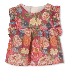 Chloé - Organic Cotton Fleurie Top & Bloomer Set | Rosewood
