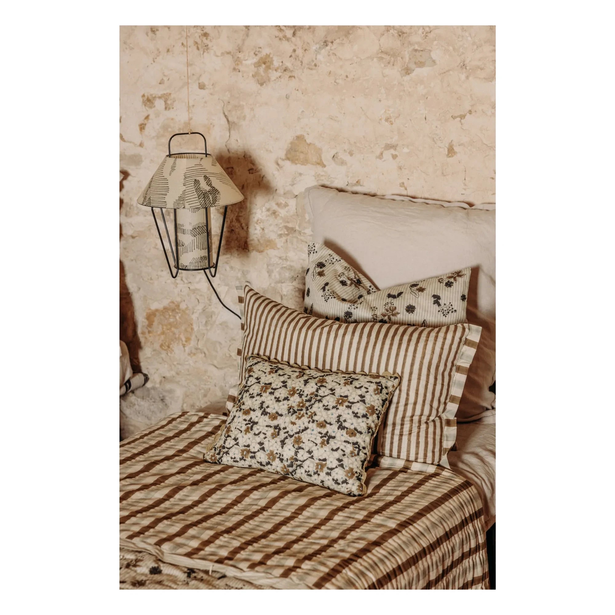 Le Monde Sauvage - Astre Cotton Pillowcase | Beige