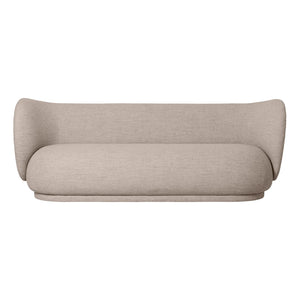 Ferm Living - Rico 3-Seater Bouclé Upholstered Sofa | Sand