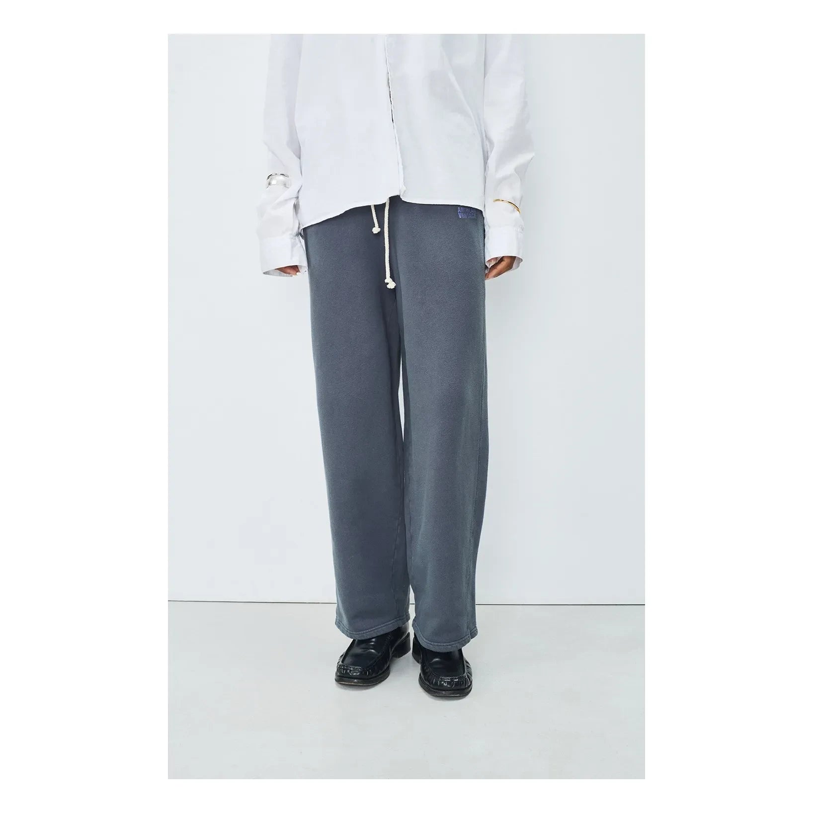 American Vintage - Izubird Pamuklu Jogger | Gri mavi