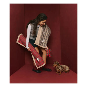 Cafide - Toia Dog Blanket | Red