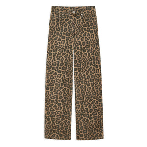 Anine Bing - Jean Hugh Leopard | Brown