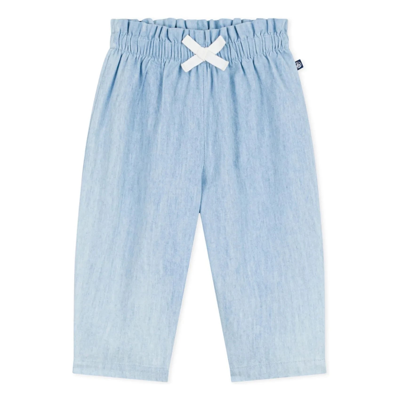 Petit Bateau - Linen Pants | Light Blue