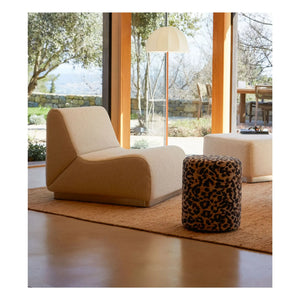 The Socialite Family - Woven Fabric Rotondo Modular Fireplace Armchair | Cream