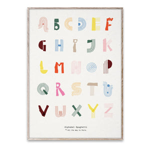 Mado - Alphabet Spagetti Poster