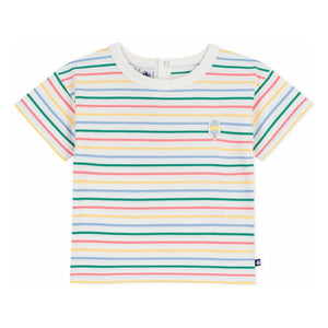 Petit Bateau - Striped Ice T-Shirt | White