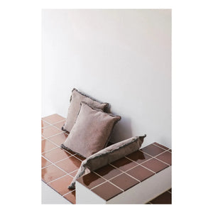 Lorena Canals - Hand-washed rectangular cushion | Pink