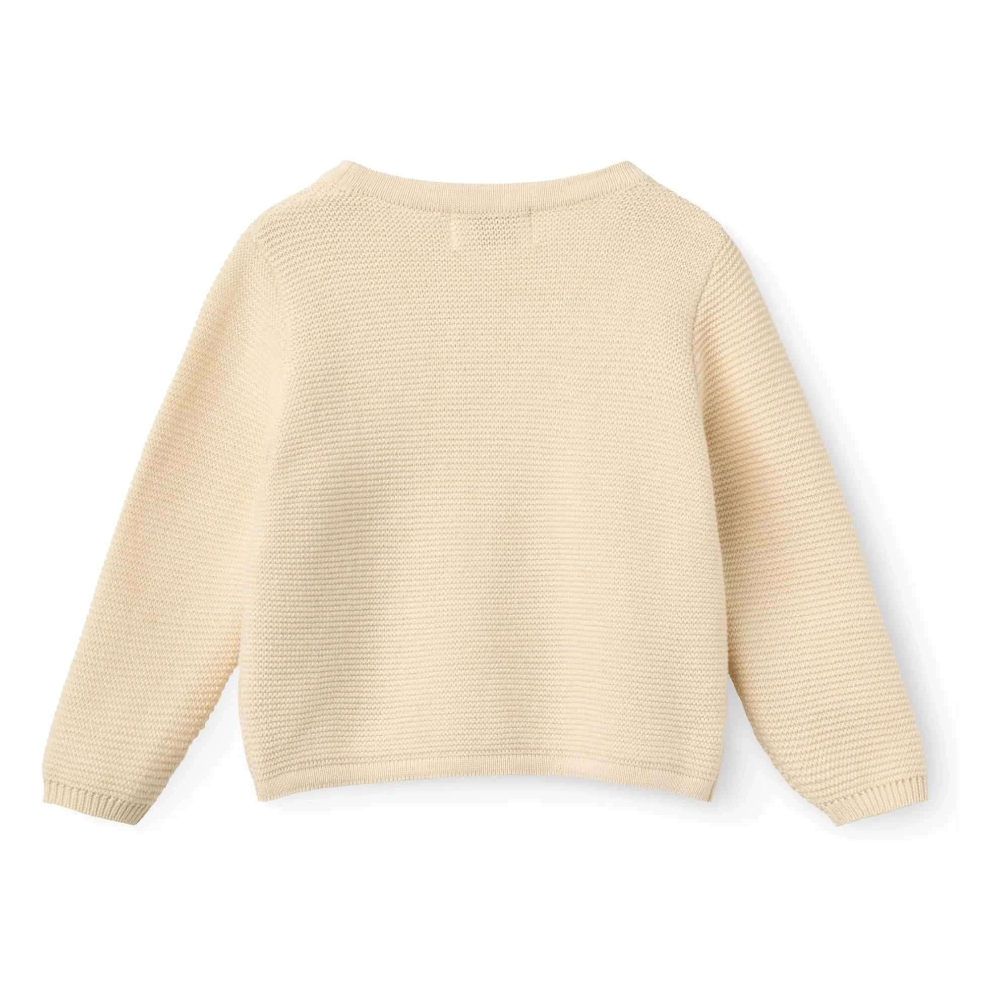 Copenhagen Colors - Organic Cotton Cache-Coeur Cardigan | Cream