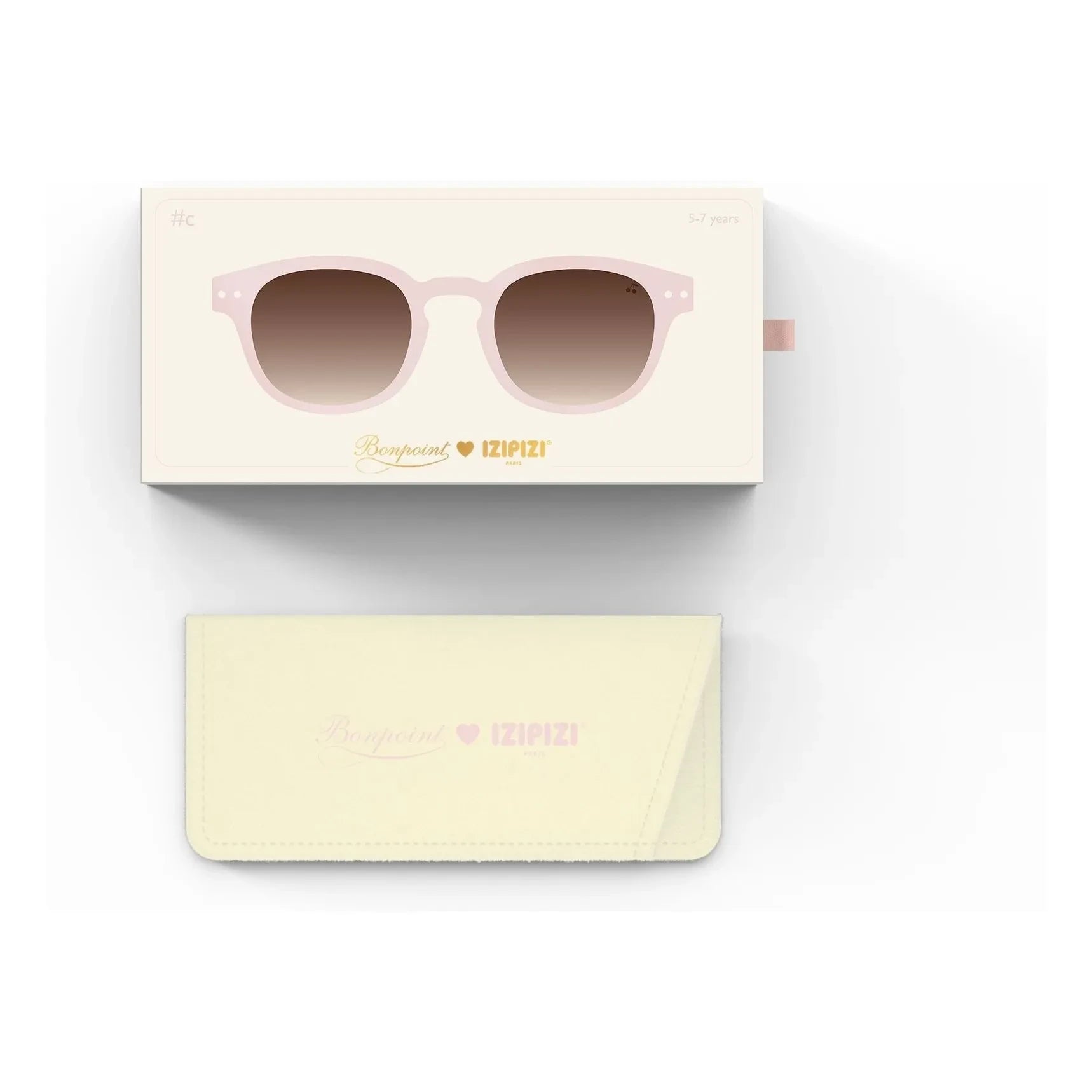 IZIPIZI - Sunglasses #C Kids - Izipizi x Bonpoint | Powder Pink
