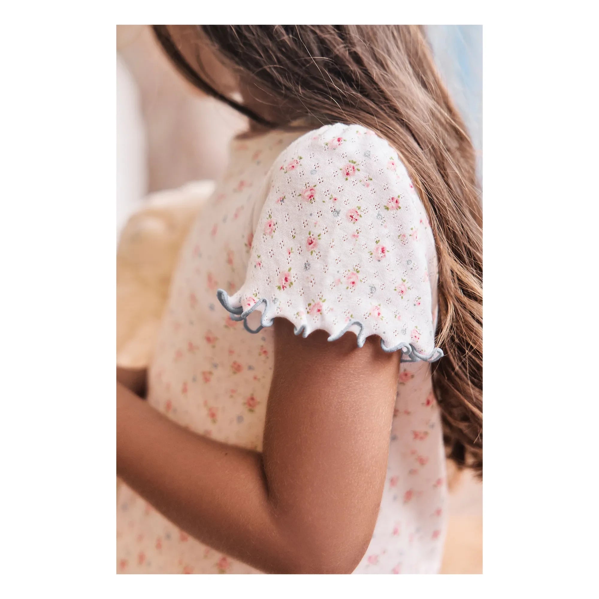 Tartine et Chocolat - Short Floral Pajama | Ivory