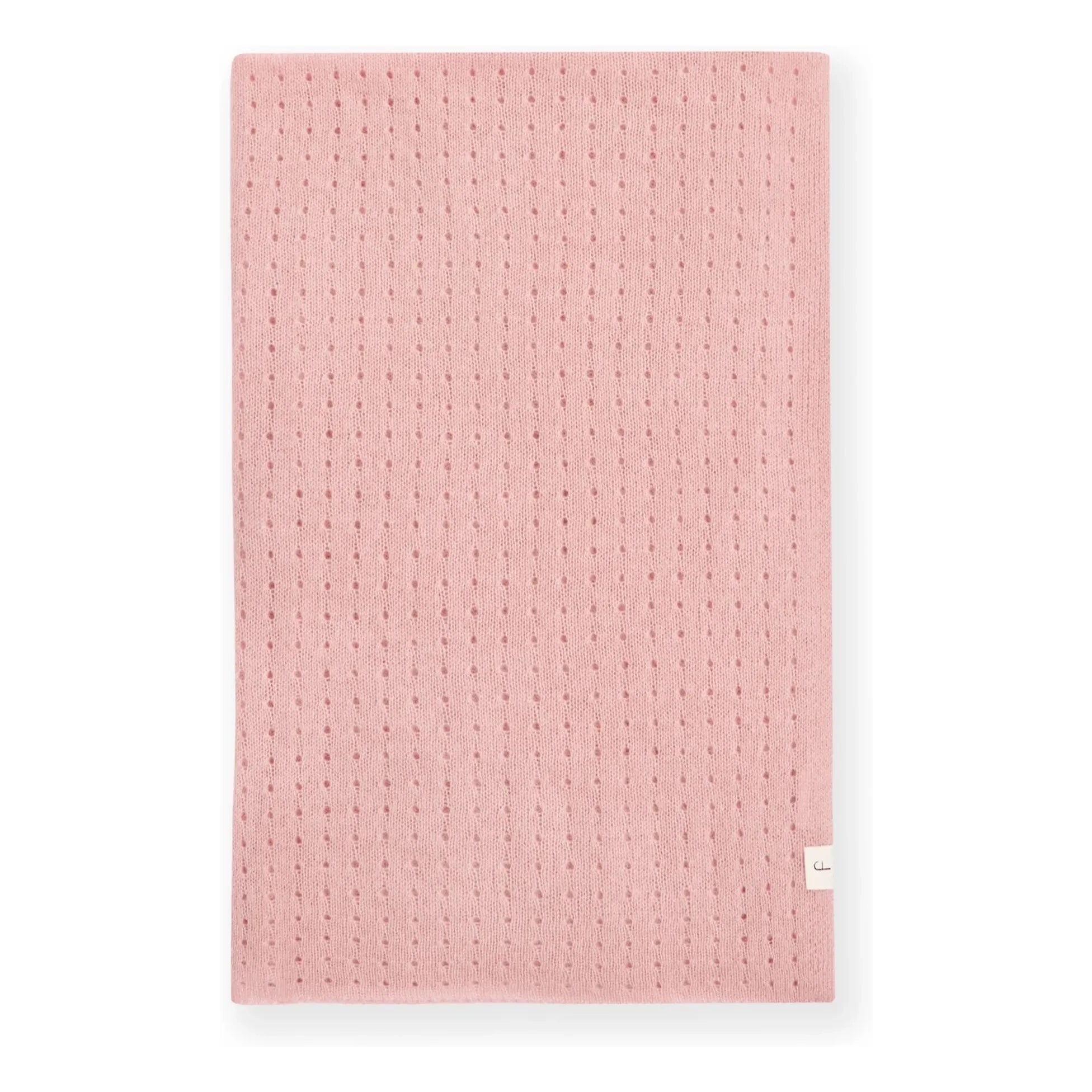 My Little Freckle - Organic Cashmere Pointelle Blanket | Pink