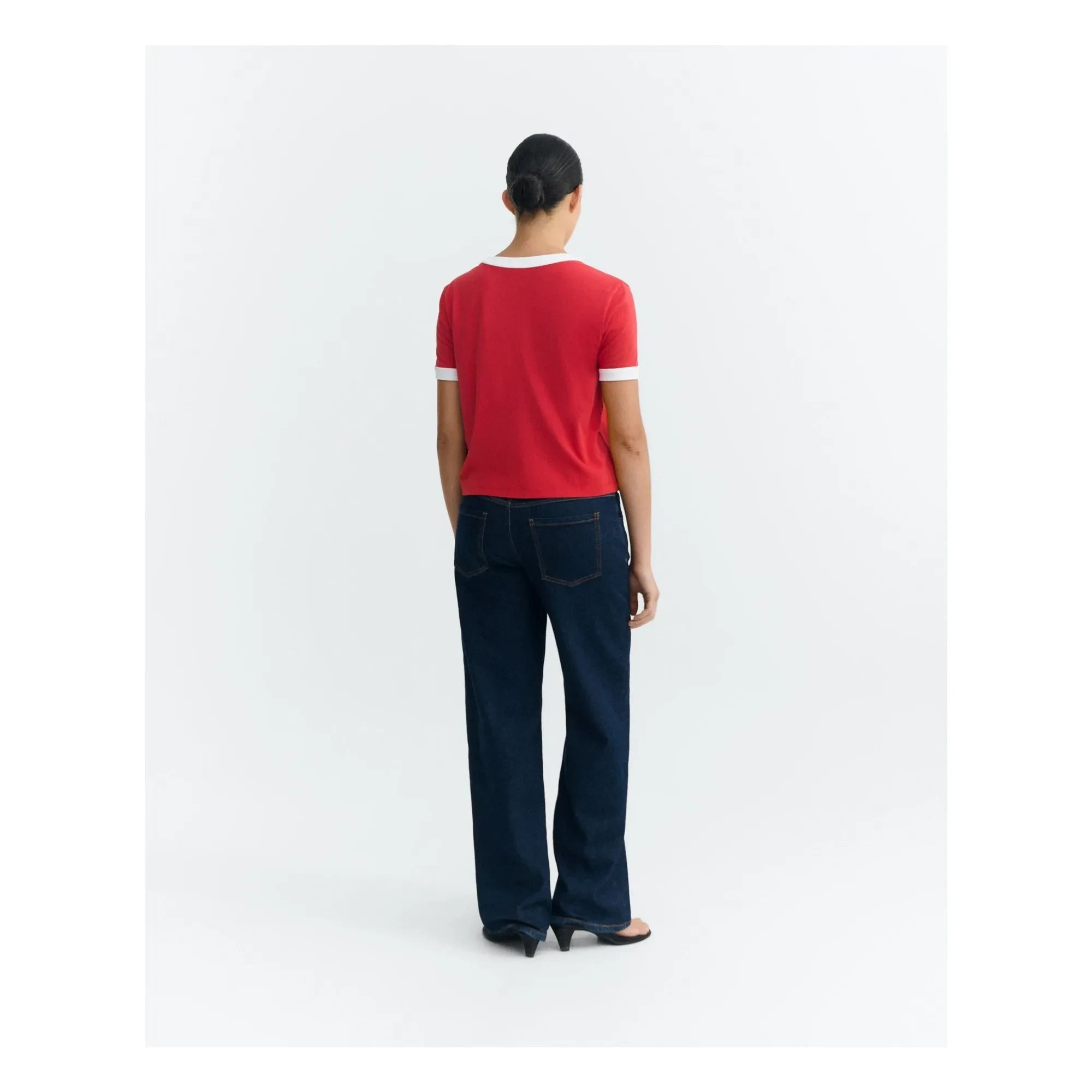 Thinking Mu - People Zowie Organic Cotton T-Shirt | Red